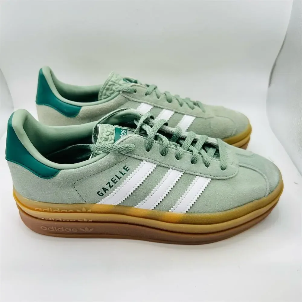 Adidas Gazelle Bold W Green Suede ID6998 | Women’s Size 7 US | New